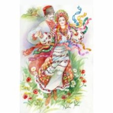Набор со стразами Гопак. Художник Старовойтова 40x50 см (У) GoToArt