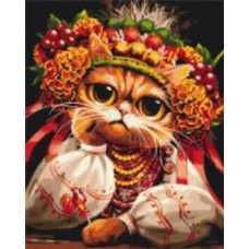 Картина по номерам Кошка Журбинка ©Марианна Пащук 40x50 см Brushme