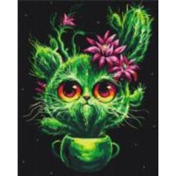 Картина по номерам Котенок кактусёнок ©Марианна Пащук 40x50 см Brushme