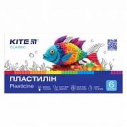 Набор пластилина 6 цветов 120 г Classic (K-081) KITE