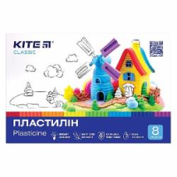 Набор пластилина 8 цветов 160 г Classic (K-082) KITE