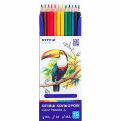 Карандаши цветные трехгранные 12 шт. Classic K-053 KITE