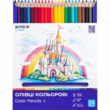 Карандаши цветные 24 шт. Classic K-055 KITE