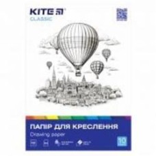 Бумага для черчения KITE А4 10 листов 200г/м2 Classic K-269