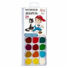 Набор акварельных красок Cats with a Boy 24 шт. 301207 Rosa Kids
