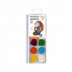 Набор акварельных красок Cats with a Girl 12 шт. 301204 Rosa Kids