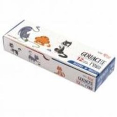 Набор гуашевых красок Cats 12 10 мл 301103 Rosa Kids