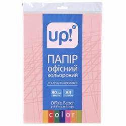 Бумага офисная цветная UP! (Underprice) A4 80 г/м микс неон 50 листов