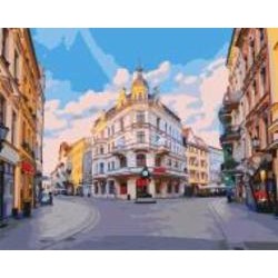 Картина по номерам Улочками города Торунь 40x50 см Brushme
