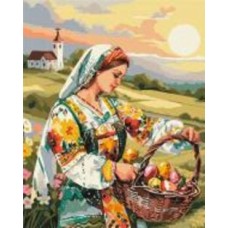 Картина по номерам Пасхальный рассвет 40x50 см Brushme