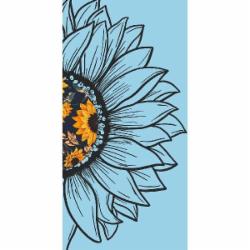 Картина по номерам Цветок солнца 1 40х80 см ART CRAFT