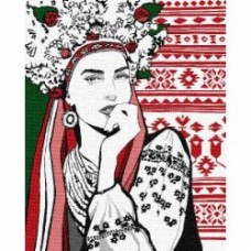 Картина по номерам Прекрасная украинка ©upillustration 40x50 см Идейка
