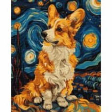Картина по номерам Волшебные корги ©art_selena_uа 40x50 см Идейка