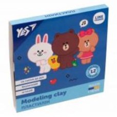 Пластилин Line Friends 12 цветов 240 г YES