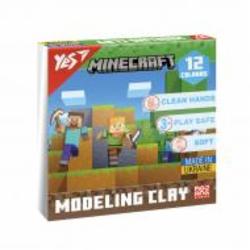 Пластилин Minecraft 12 цветов 240 г 540668 YES