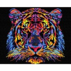 Картина по номерам Красочный тигр BSB0024 40х50 см Brushme