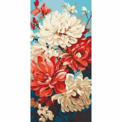 Картина по номерам Георгины 40х80 см ART CRAFT