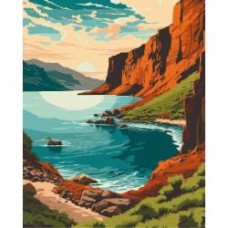 Картина по номерам Тихий берег 40х50 см ART CRAFT