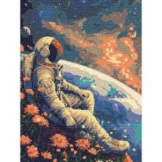 Картина по номерам Галактический отдых ©art_selena_ua 30x40 см Идейка