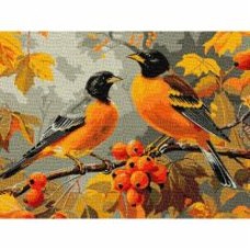 Картина по номерам Птицы в саду ©art_selena_ua 30x40 см Идейка