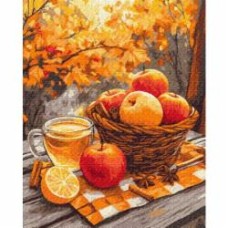 Картина по номерам Яблоки с корицей 40x50 см Brushme