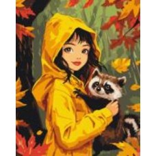 Картина по номерам Осенний друг 40x50 см Brushme