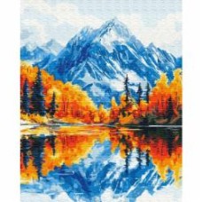 Картина по номерам Осень в горах 40x50 см Brushme