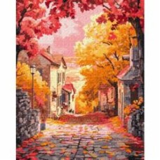 Картина по номерам Осенний закат 40x50 см Brushme