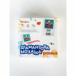 Алмазная мозаика Панда донат 15x15 см Brushme