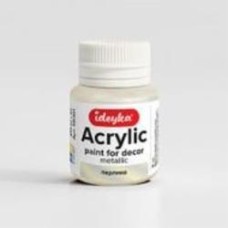 Акрил для декора Metallic Жемчужина 20 мл Ideyka