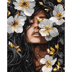 Картина по номерам Лепестковая музыка с красками металлик extra ©victoria_art Ideyka Картина по номерам Лепестковая музыка с красками металлик extra ©victoria_art Ideyka
