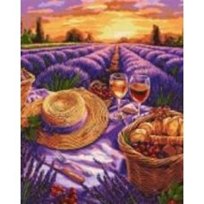 Картина по номерам Пурпурный горизонт art selena uа 40x50 см Ideyka