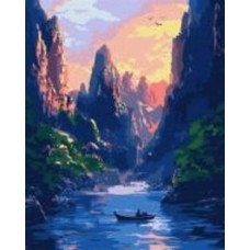 Картина по номерам Величественные горы art selena uа 40x50 см Ideyka