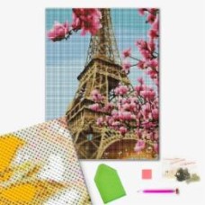 Алмазная мозаика Весна в Париже 40х50 см Brushme