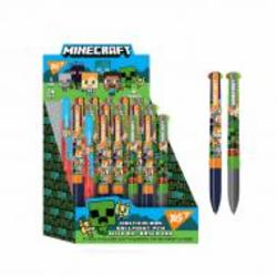 Ручка шариковая YES Minecraft Boom 0,5 мм 4 цвета