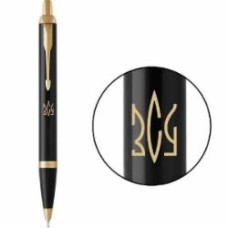 Ручка шариковая Parker IM Black GT BP Трезубец ВСУ 22032_T039y