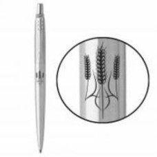 Ручка шариковая Parker Jotter Ukraine сталь Трезубец из колосков