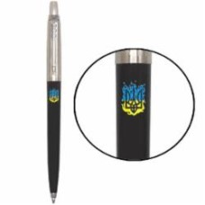Ручка шариковая Parker Jotter Originals Ukraine Black огненный Трезубец
