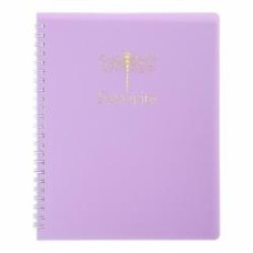 Книга для записей FAVOURITE PASTEL В5 80 л клетка сиреневый Buromax