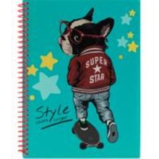 Блокнот Pets Fashion Bulldog А5 80 лист. клетка O20832-25 Optima