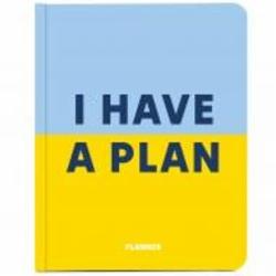 Блокнот I HAVE A PLAN голубо-желтый Orner