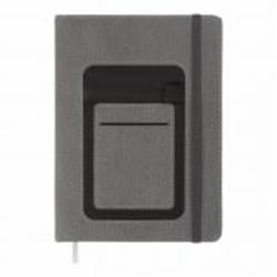 Дневник датированный COMBI серый Buromax A5 2025 серый