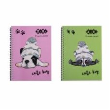 Блокнот на пружине сбоку Cute kiddy А5 64 л. Kids Line, ассорти ZB.12152 ZiBi