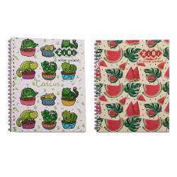 Блокнот на пружине сбоку Cute pattern А5 64 л. Kids Line, ассорти ZB.12153 ZiBi