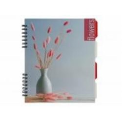 Блокнот Flowers 120 лист. клетка (170Х205) O20356-17 Optima