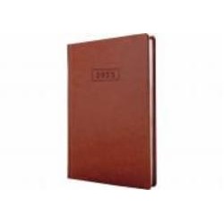 Дневник датированный коричневый линия Optima Nebraska A5 2021 O25233-07