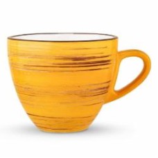 Чашка для капучино Wilmax Spiral Yellow 190 мл WL-669435/A