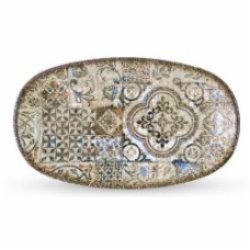 Блюдо овальное Wilmax Vintage Mosaic Graphics 25x15 см WL-671343 / A