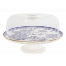 Тортовница Alba ceramics на ножке Butterfly 30 см 769-001