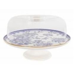 Тортовница Alba ceramics на ножке Butterfly 30 см 769-001